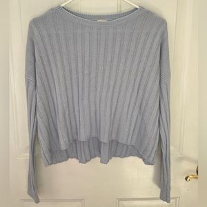 Garage: cropped sweater, light blue, size XS
